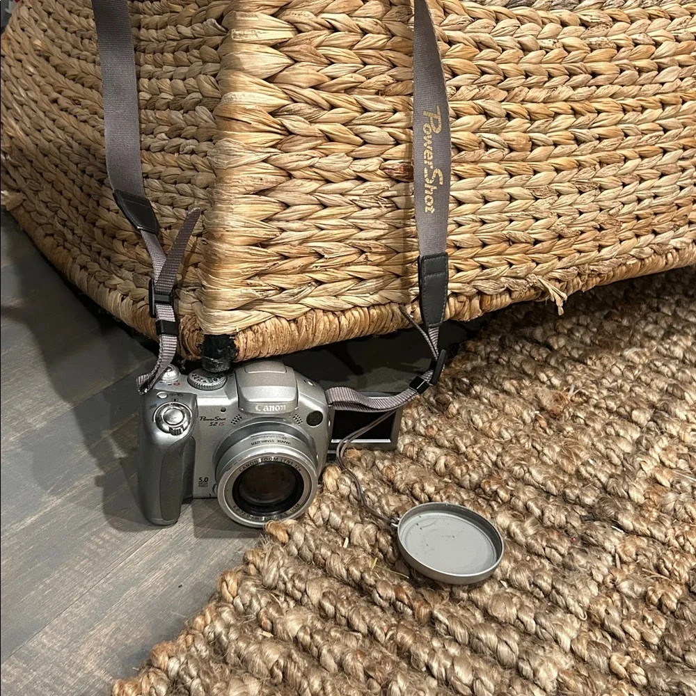 Canon PowerShot S2 IS 5.0MP 12x Digital Camera Silver w/ Vlog Flip-Viewer